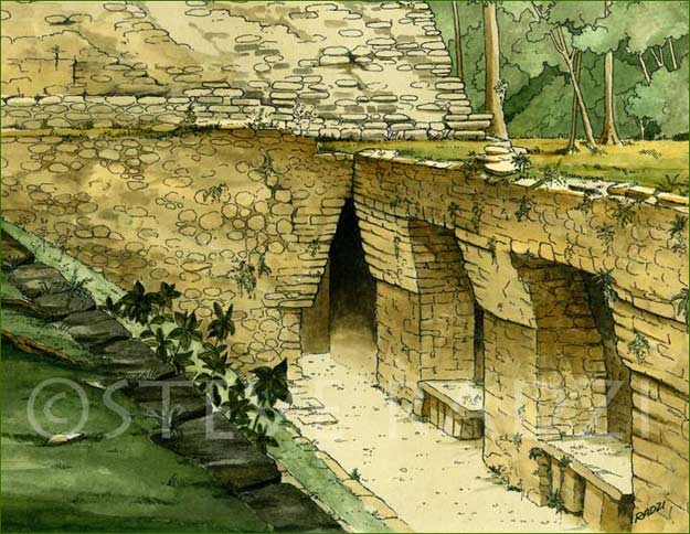 Yaxchilan illustration by Steve Radzi