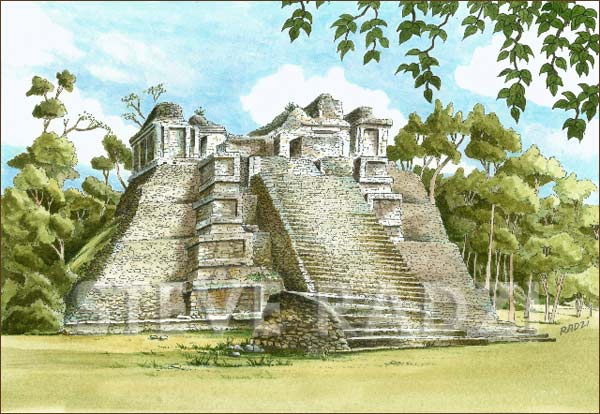 Mayan illustration by Steve Radzi