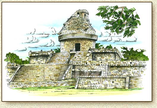 Chichen Itza Observatory by Steve Radzi